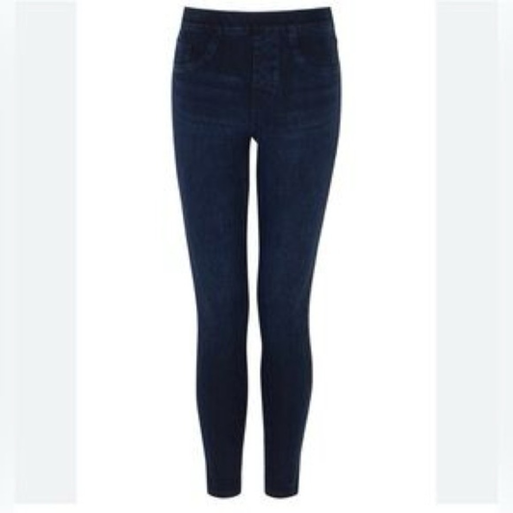Spanx Jean-ish ankle leggings Dark Blue Women’s High-Rise Skinny Jeans medium